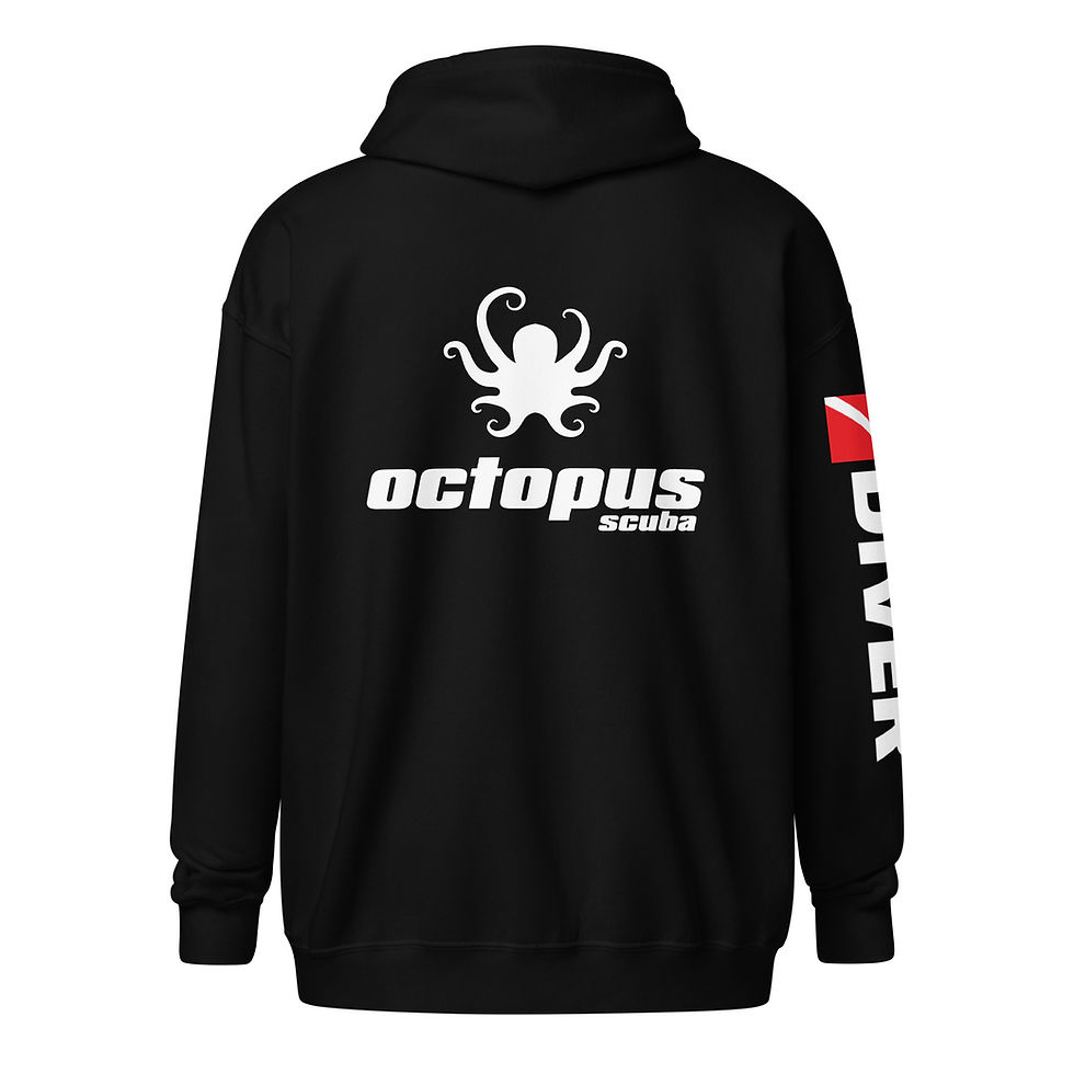 Thumbnail: Octopus Official Unisex heavy blend zip hoodie