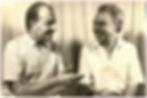 Con Ramón Barce, Madrid 1987.