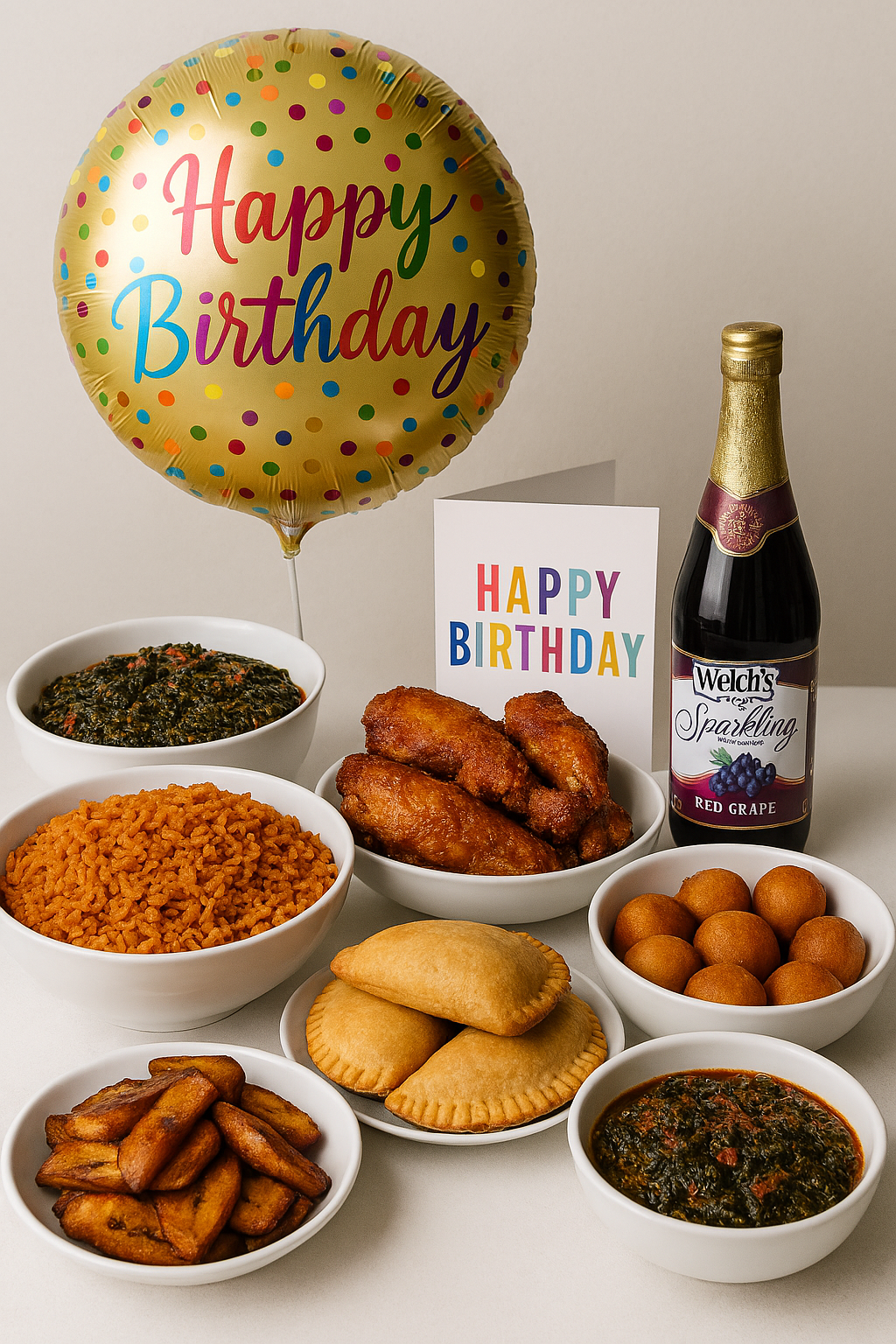 Arranged Food and Objects