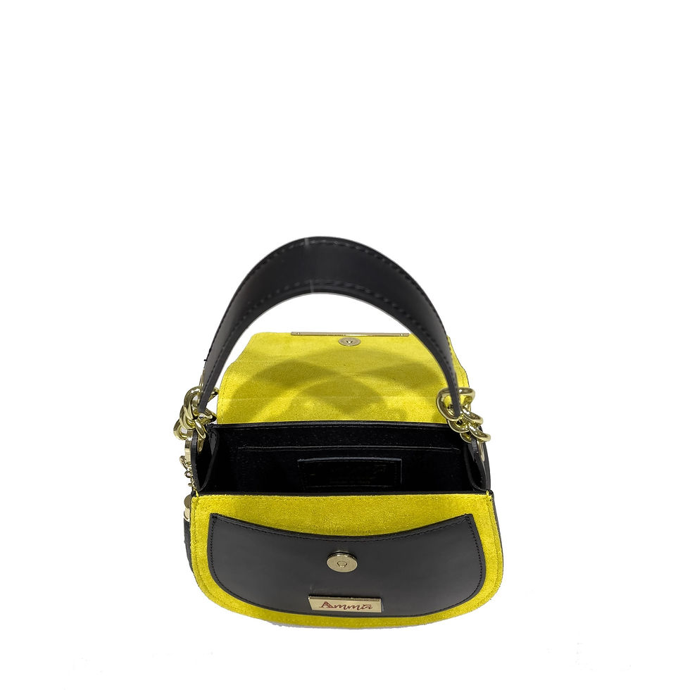 サムネイル： Minibag Posh Scaramanzia Nera e Gialla