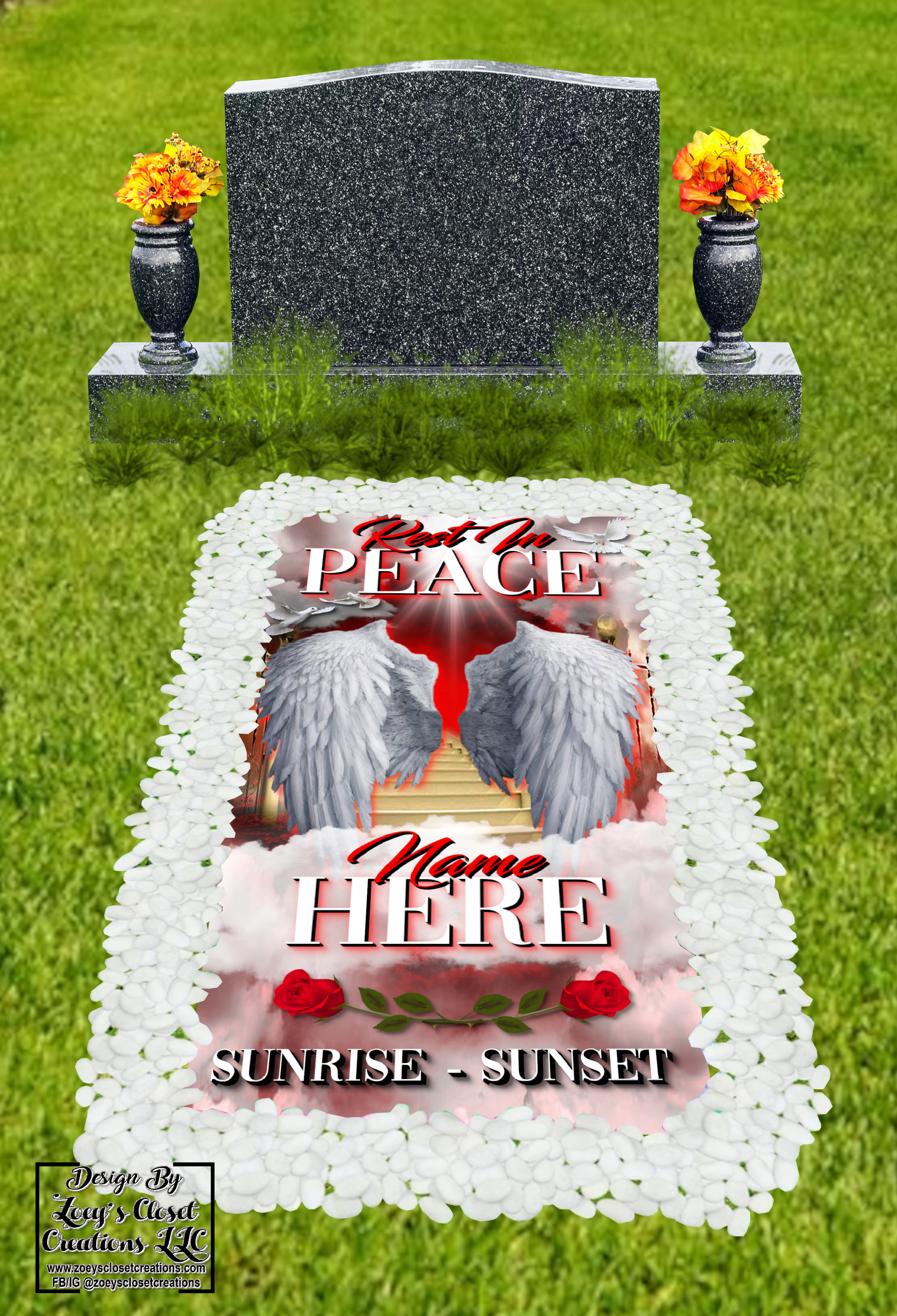 Memory Grave Blanket