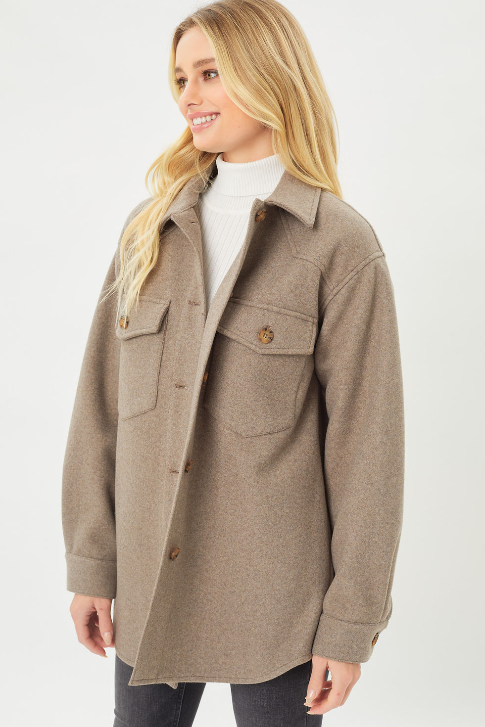 Thumbnail: Jq Fleece Oversized Shacket