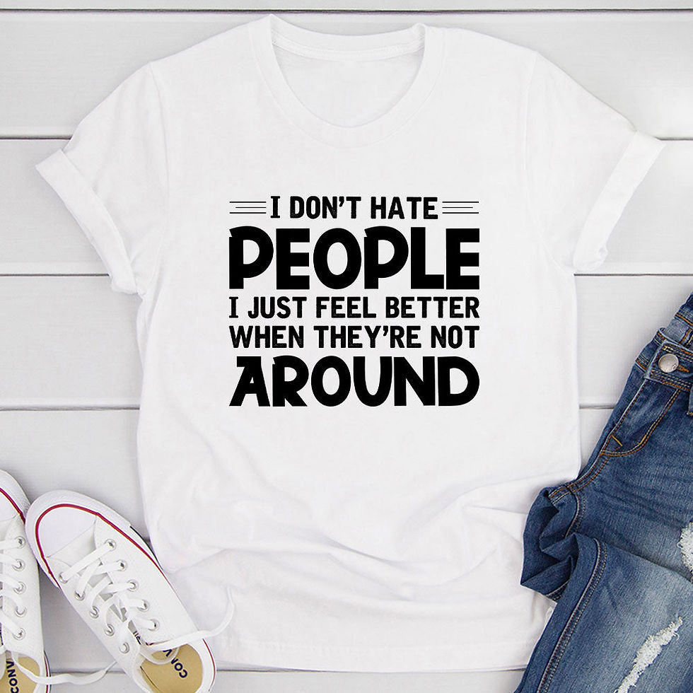 Thumbnail: I Don't Hate People T-Shirt