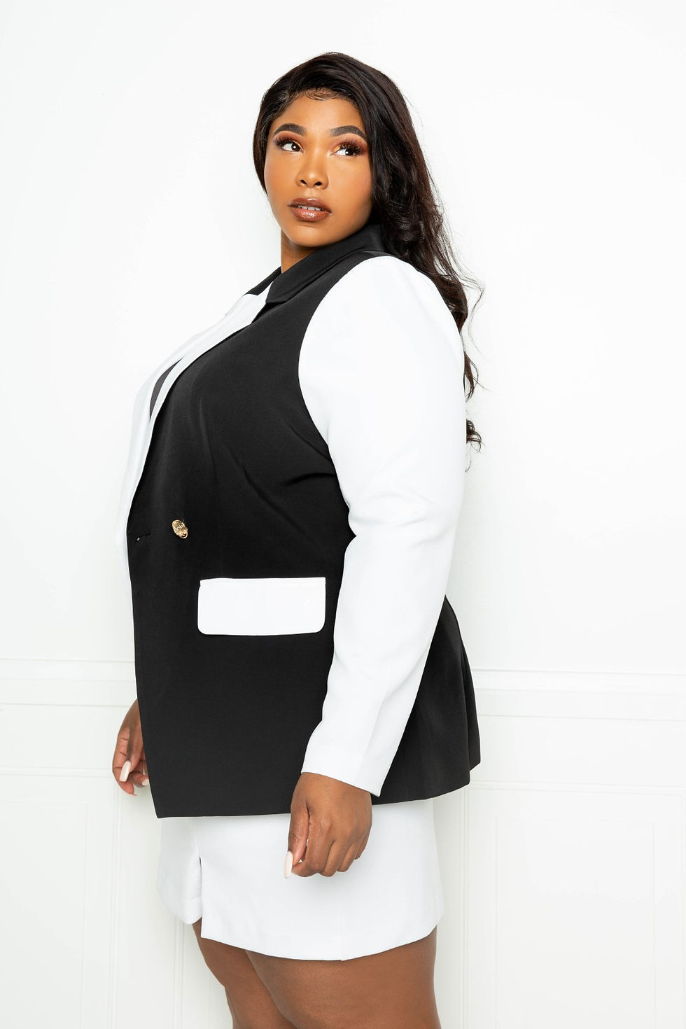 Thumbnail: Contrast Fitted Blazer