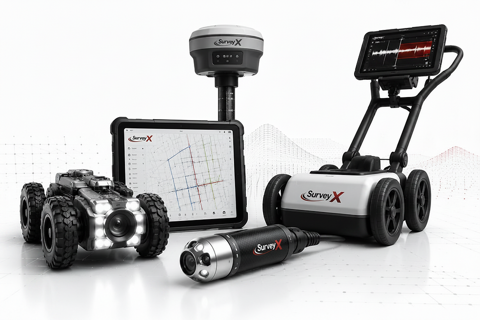 CCTV drainage survey Bristol equipment and SurveyX crawler