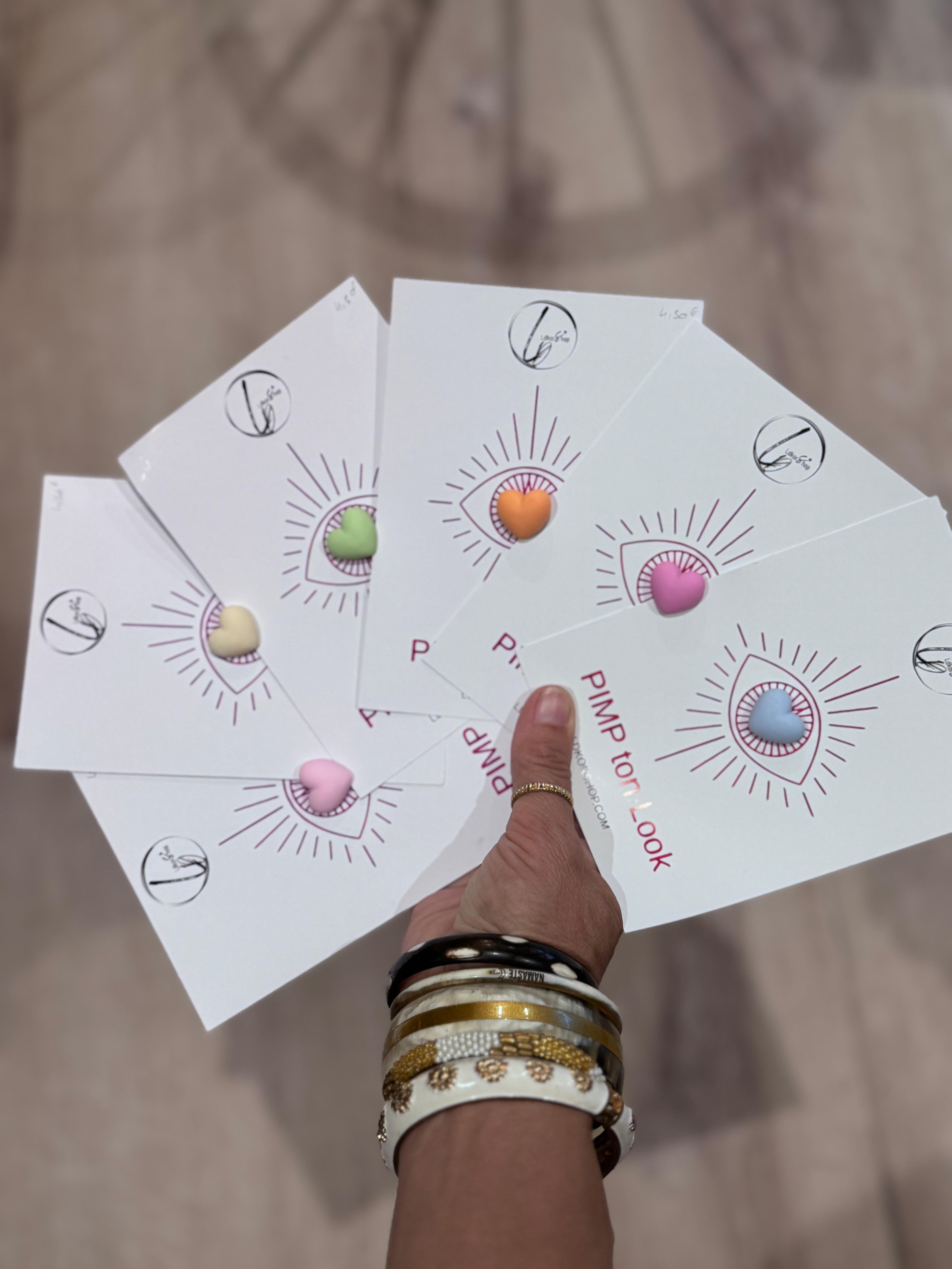 pin's coeur PM mat, ldkorshop