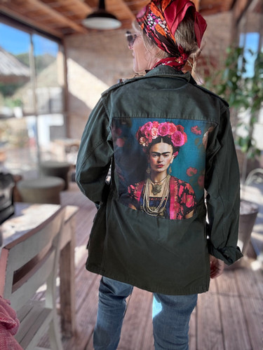 Veste militaire femme 