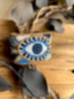 bracelet large perles myoki oeil grecque, LDkorshop