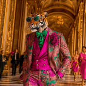 Coupon velours Tigre Fun