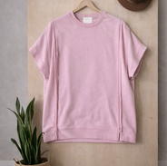 sweat personnalisé femme + rose clair + SW06