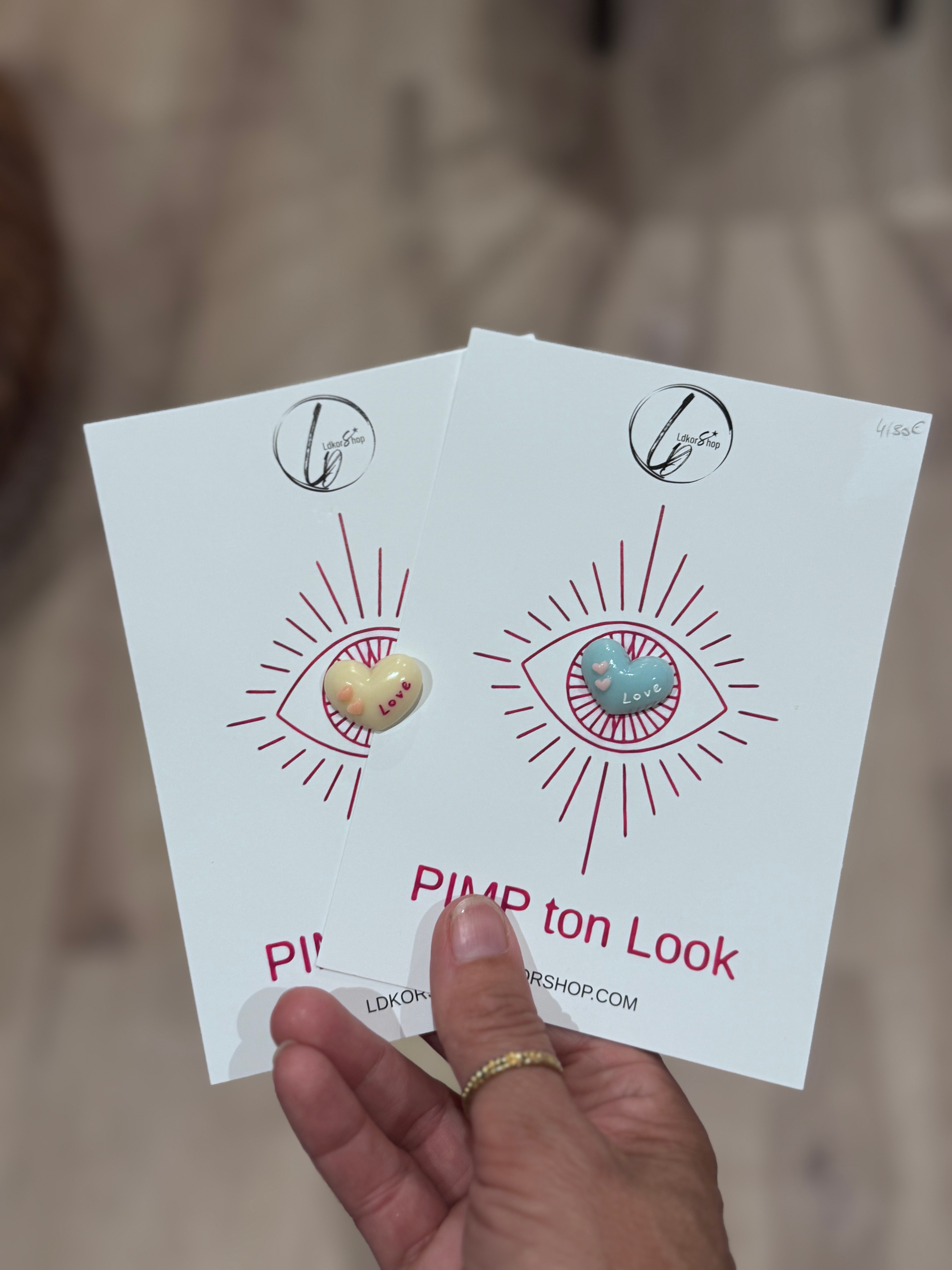 pin's coeur love, ldkorshop