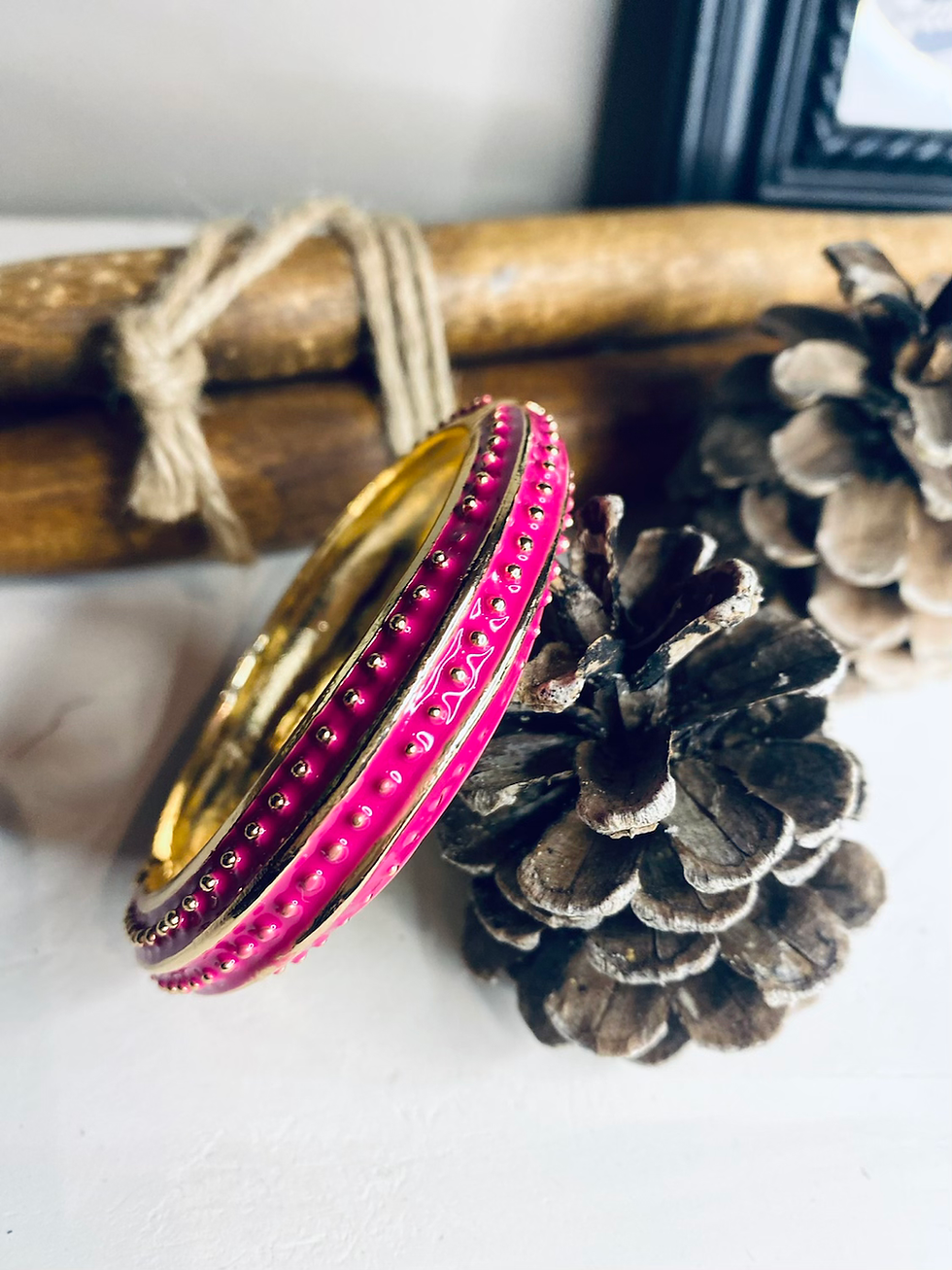 Miniature : Bracelet jonc femme Rose , LDkorshop