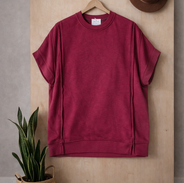 sweat personnalisé femme + bordeau + SW04