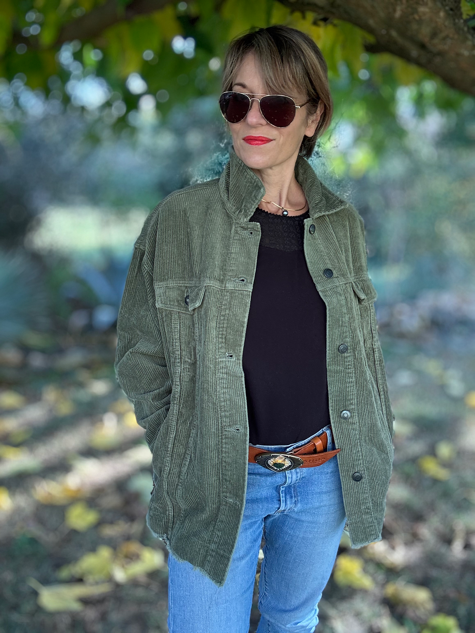 Vetement seconde main-veste velours "TIGRE CLASSE", Ldkorshop