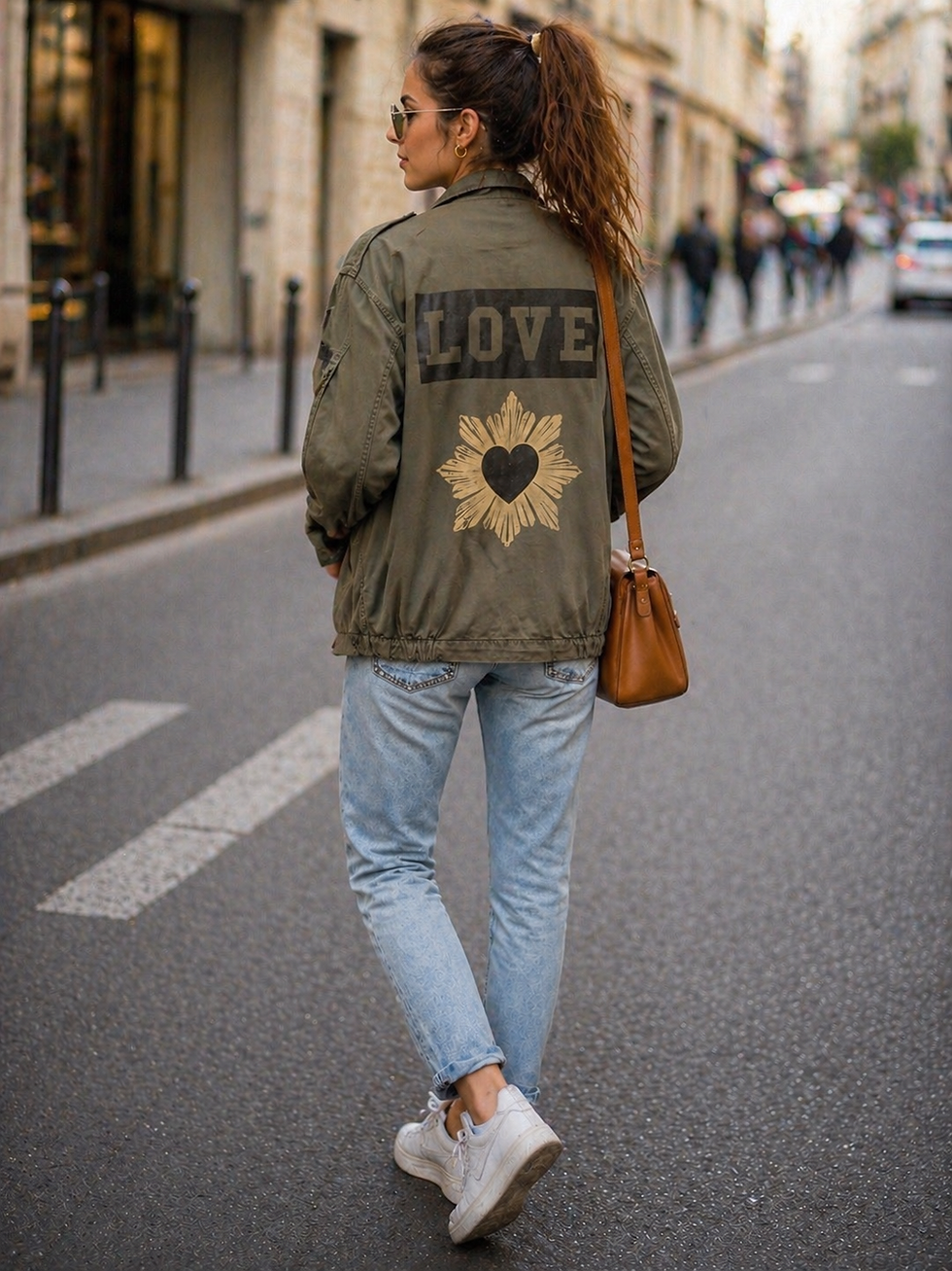 veste militaire personnalisée EX VOTO & LOVE