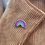 Miniature : Pin's arc en ciel scintaillant