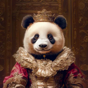 Coupon velours Panda
