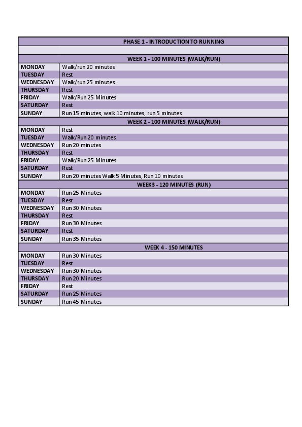 16 week marathon training plan
