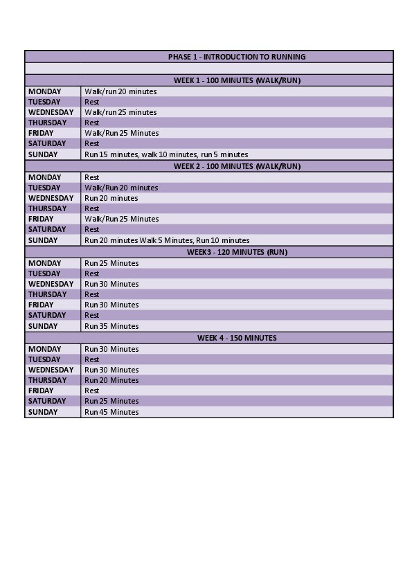 16 week marathon training plan