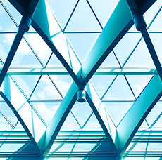 Office with Triangle Windows