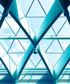 Office with Triangle Windows