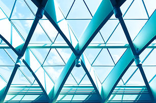Office with Triangle Windows