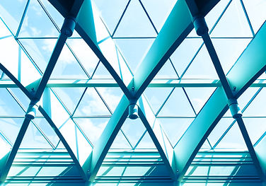 Office with Triangle Windows