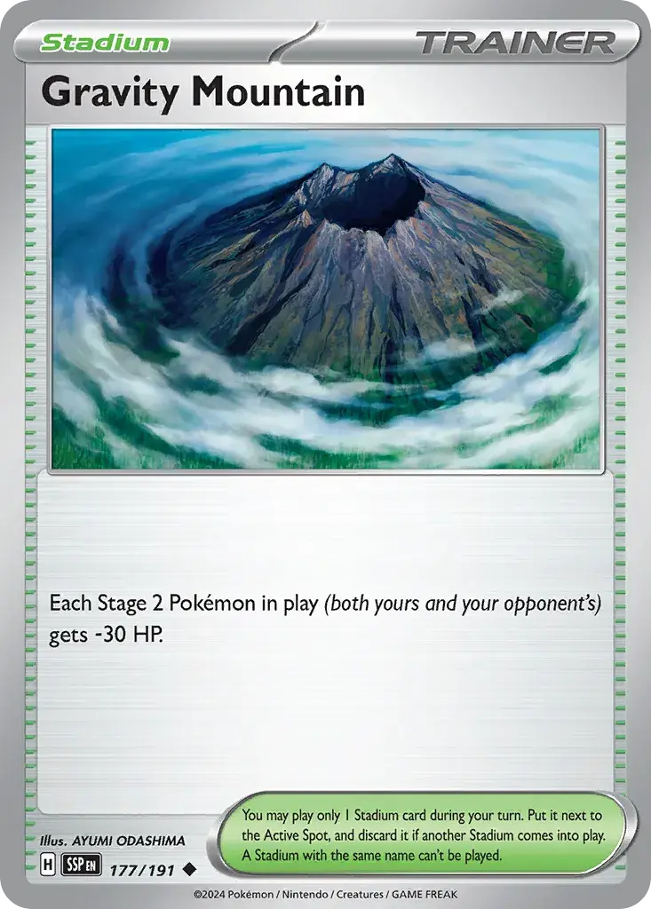 Gravity Mountain 177/191 (Reverse Holo)