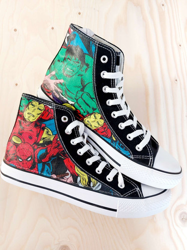 marvel canvas shoes
