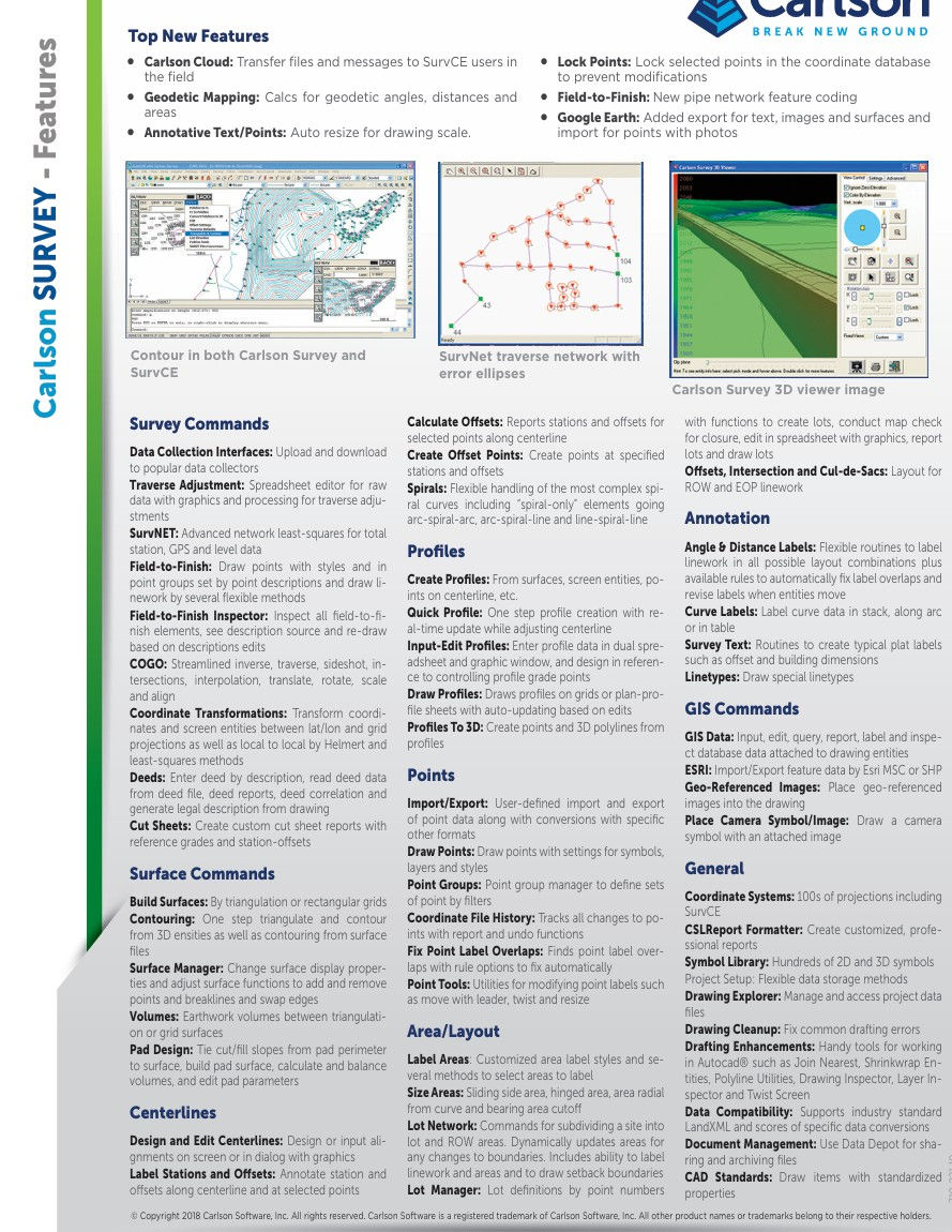 Thumbnail: Carlson Survey with Intellicad or an existing Autocad Engine