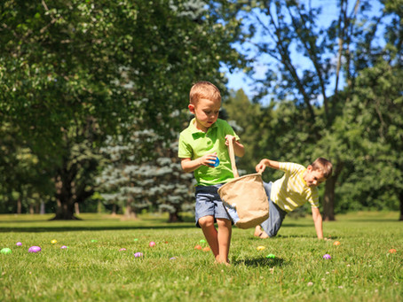 At Home Egg Drops by the Easter Bunny!