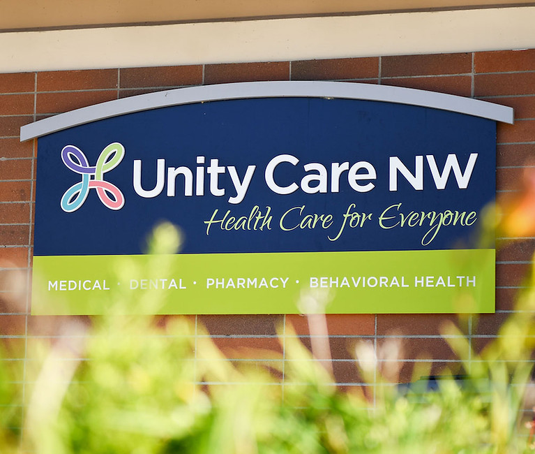 Unity Care NW Exterior Sign