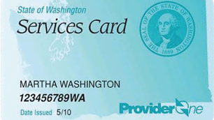ProviderOne Services Card