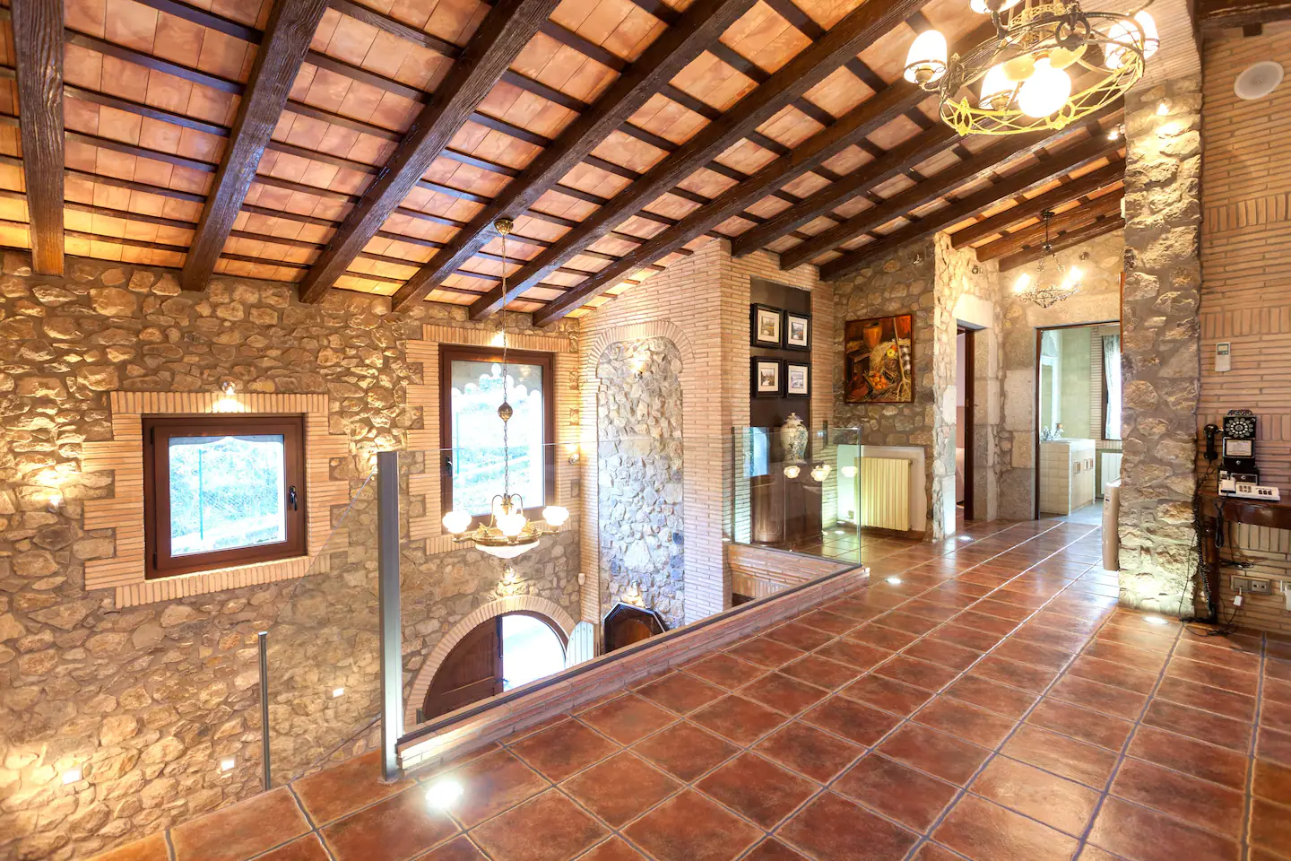 Yoga retreat inside space upstairs.webp