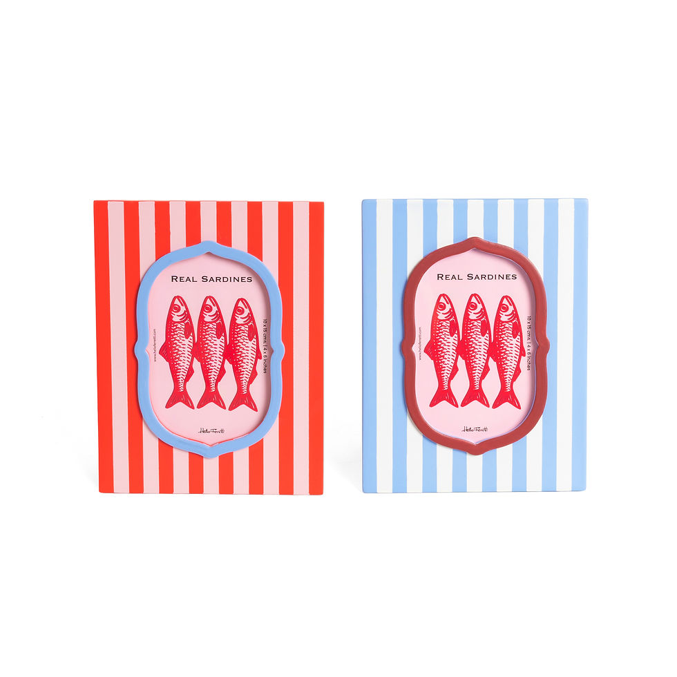 Thumbnail: Fotolijst Sardines Blauw