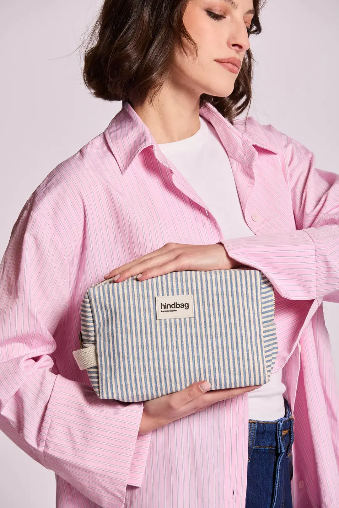 Toilettas Hindbag Blue Stripes