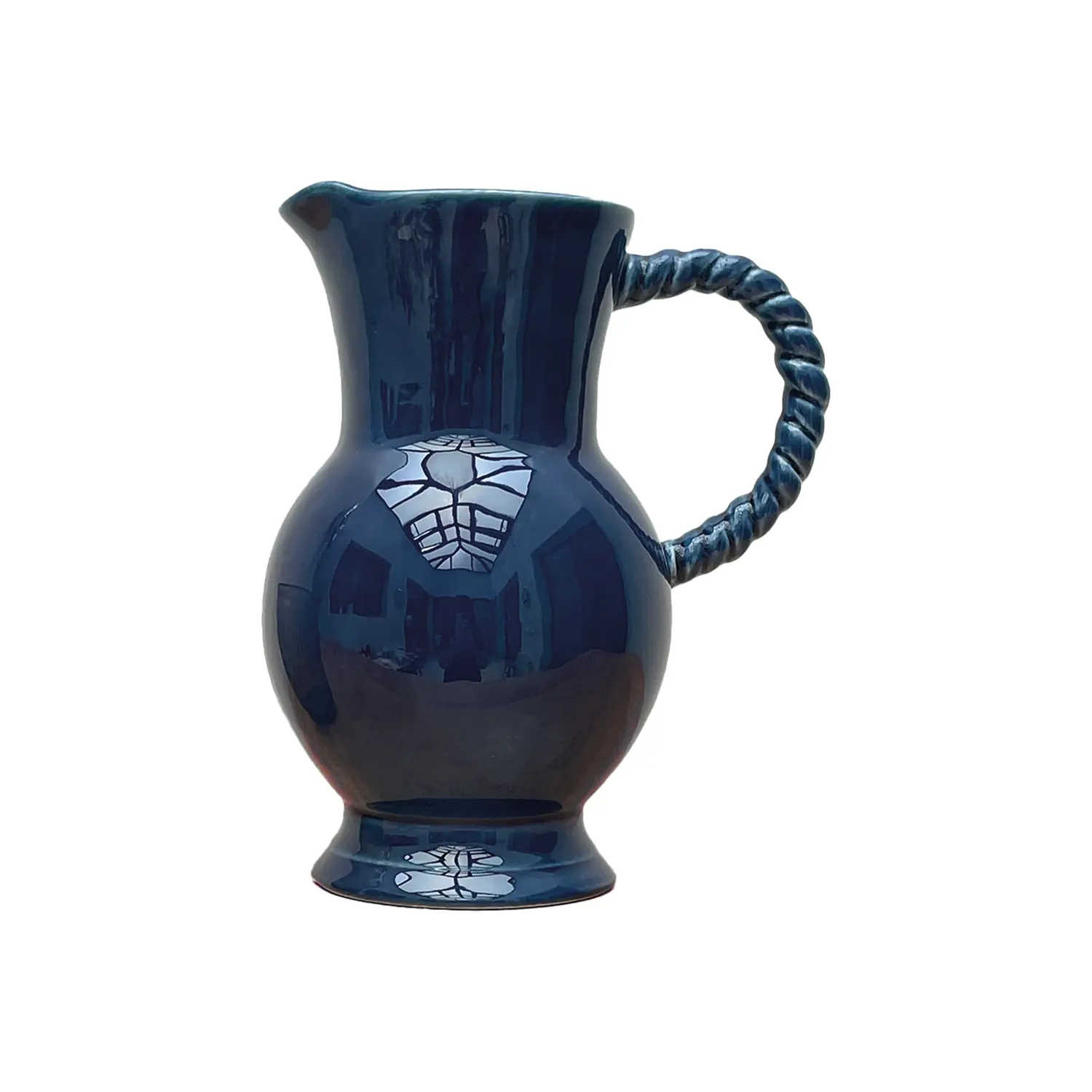 Blauwe retrokan