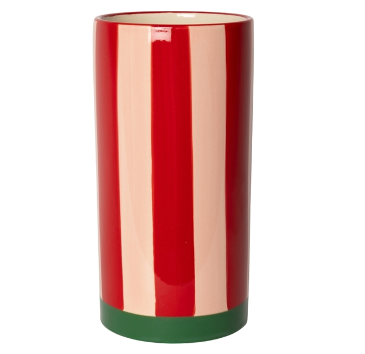 Vaas strepen roze/rood