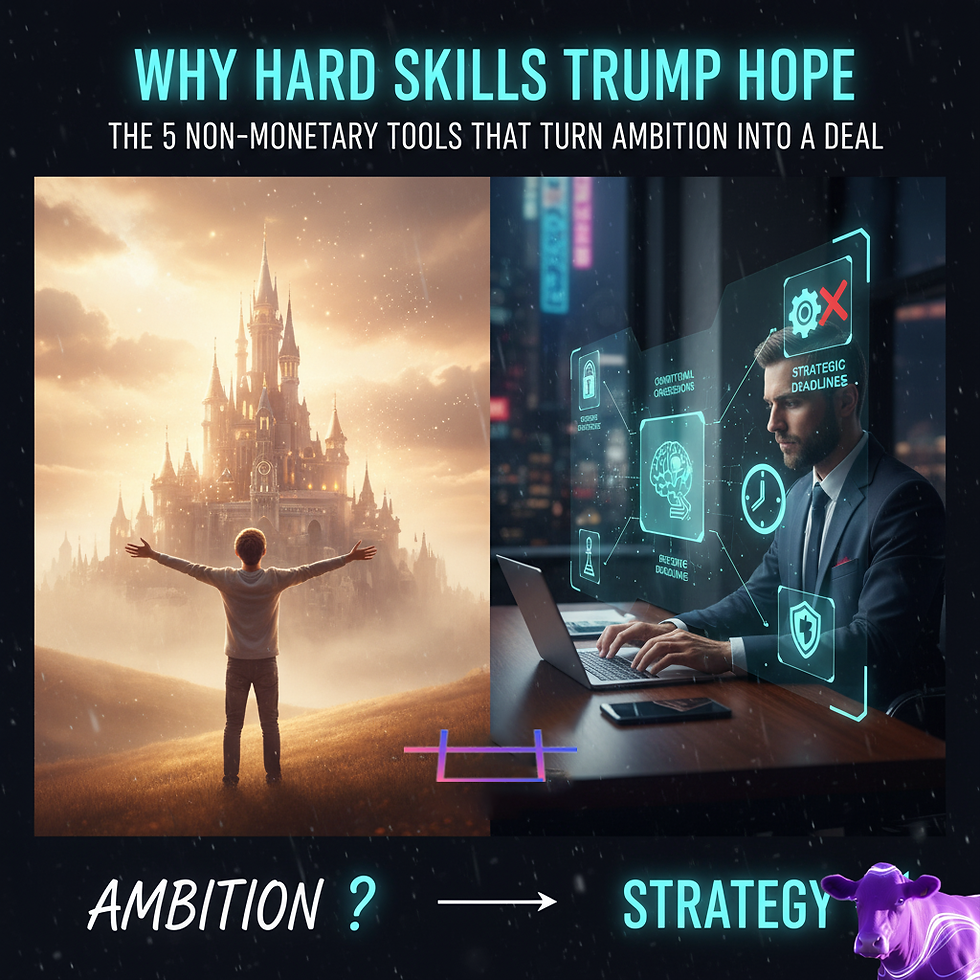 Why Hard Skills Trump Hope: The 5 Non-Monetary Tools That Turn Ambition Into A Deal