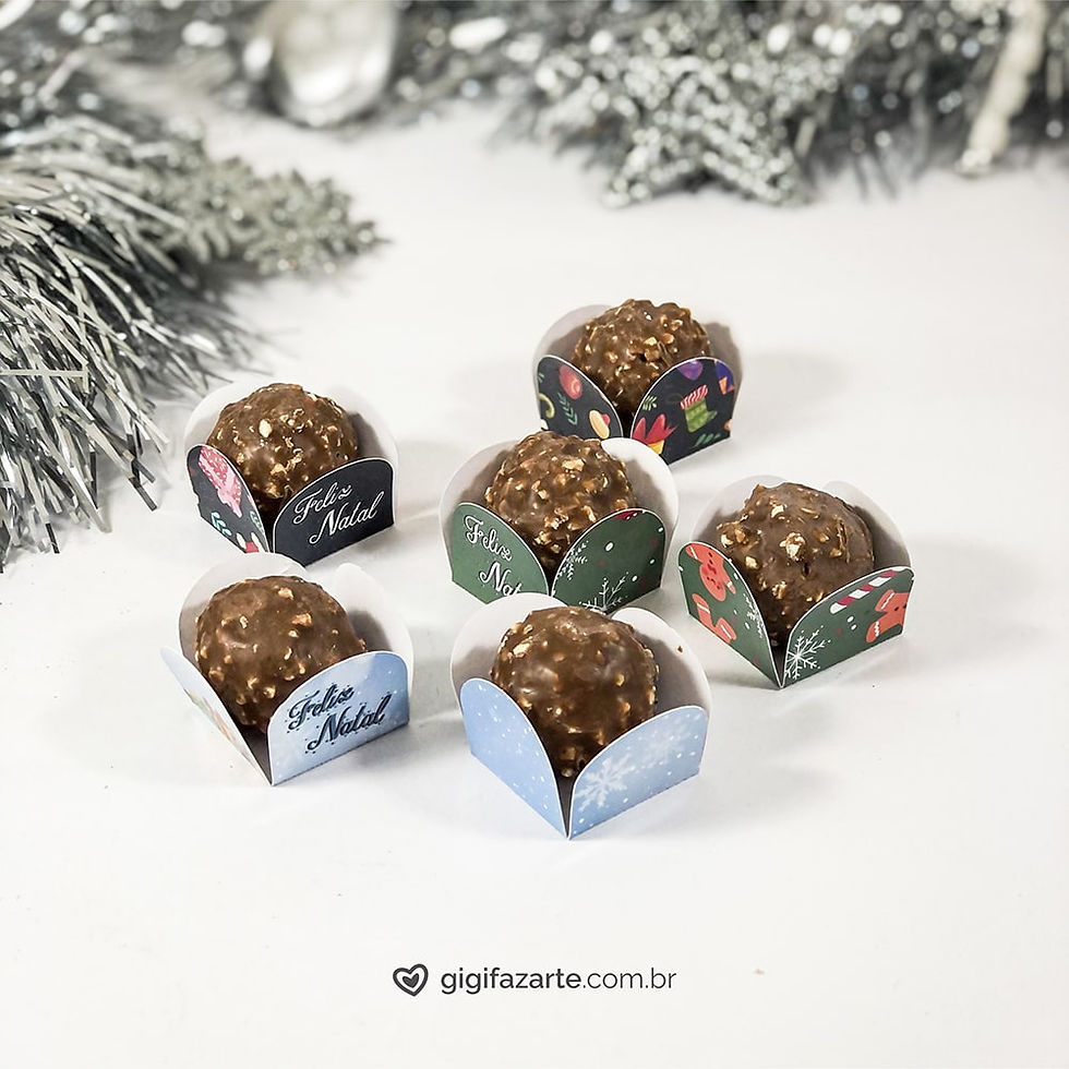 Miniatura: Natal | Forma de docinhos