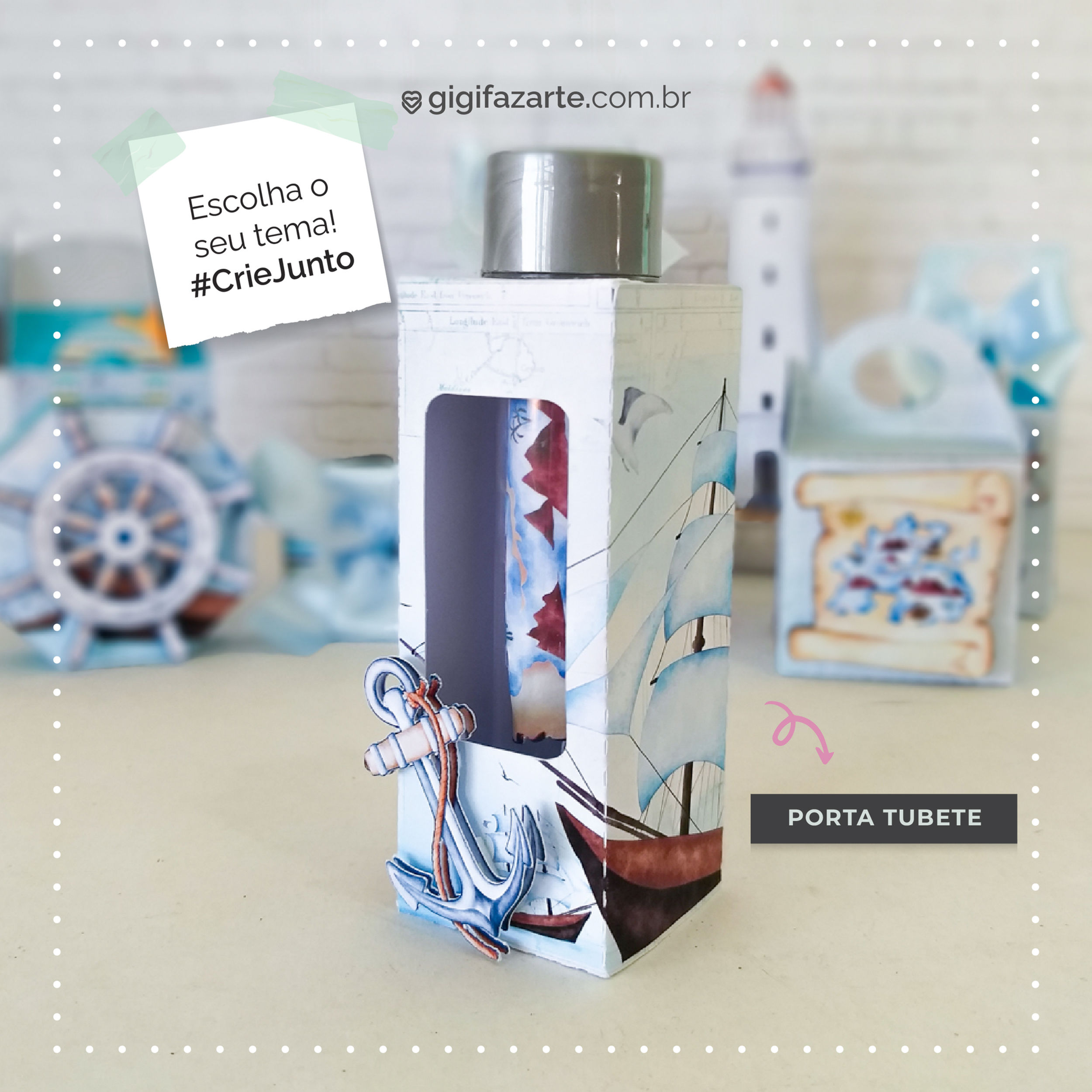 Lembrancinha Porta Tubete