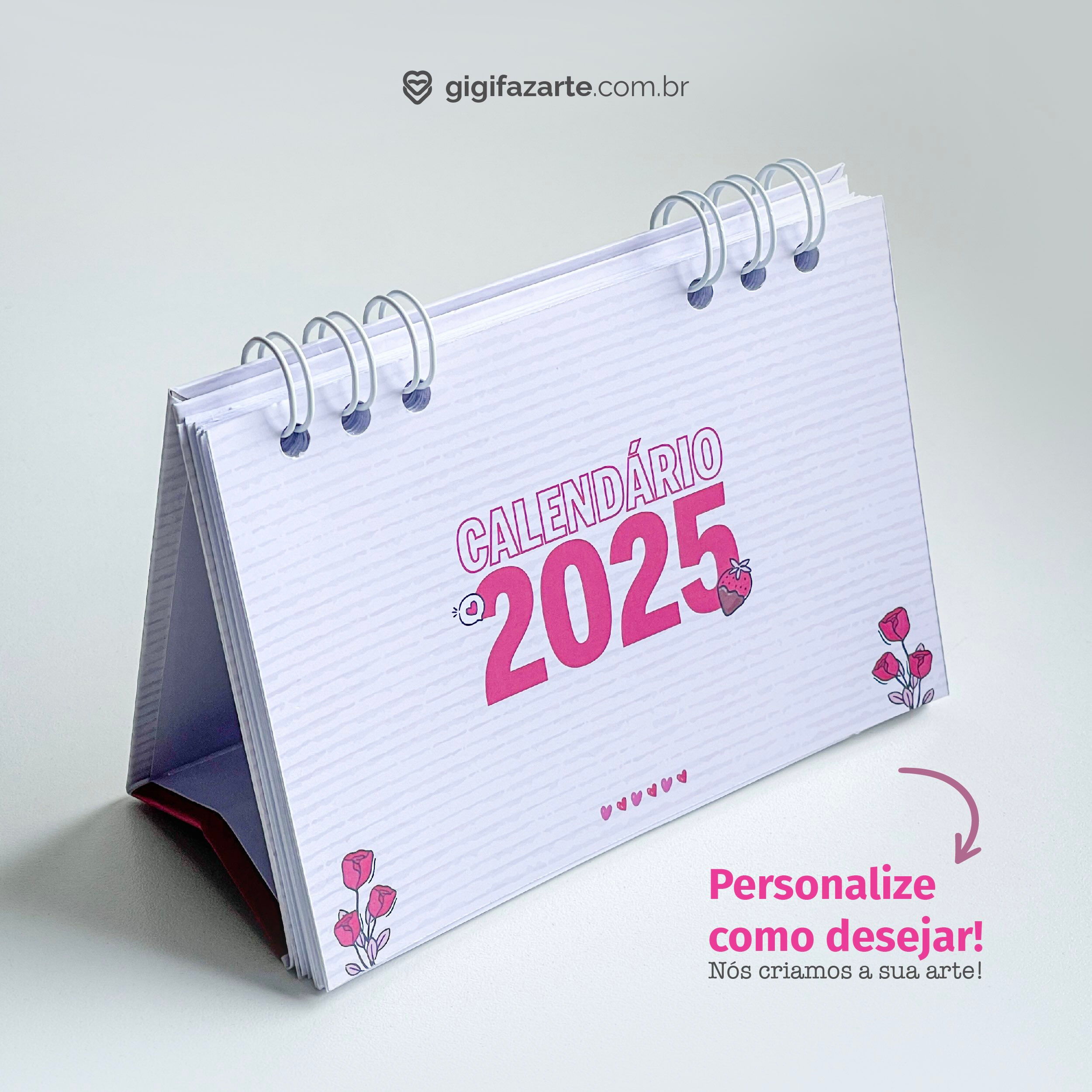 Calendário Mesa A6 | Horizontal