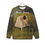 Thumbnail: Ballerina with Chair Unisex Knitted Fleece Sweater