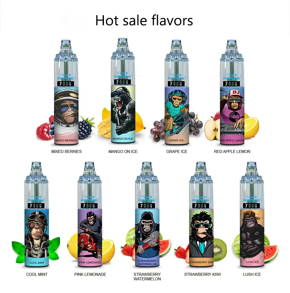 ภาพขนาดย่อ: Randm Tornado 7000 Puff ใช้แล้วทิ้ง มีไฟตอนสูบ ชาร์จได้ ปรับรูลมได้ 