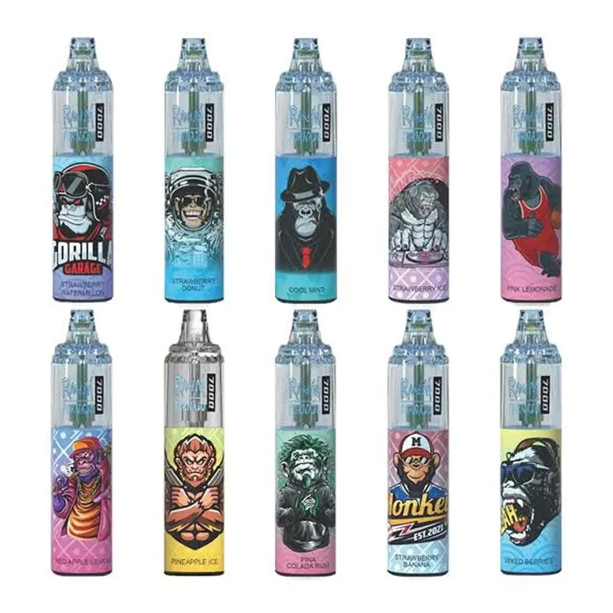 ภาพขนาดย่อ: Randm Tornado 7000 Puff ใช้แล้วทิ้ง มีไฟตอนสูบ ชาร์จได้ ปรับรูลมได้ 