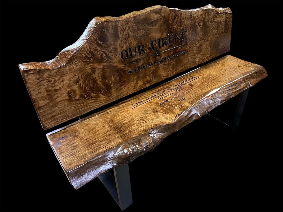 Figured Maple Bench