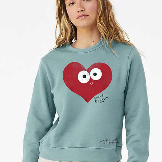 Peate ♡Heart sweat Heart Stitch Sweatpants Charcoal - Women's Joggers | Aviator Nation