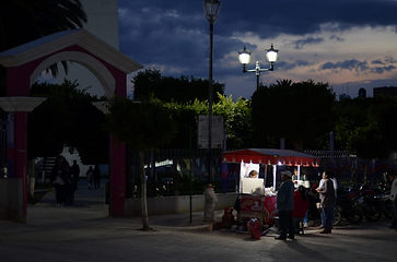 obelisco, esquites, hot dogs