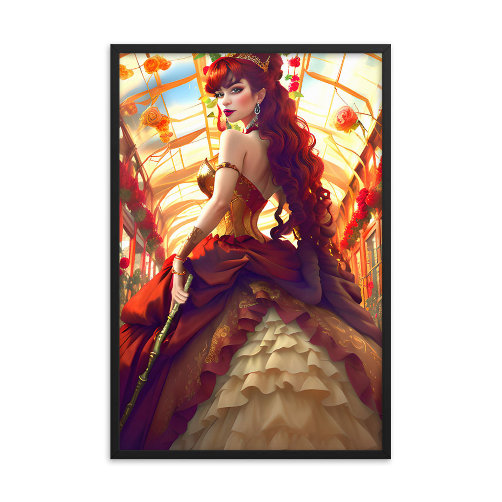 Rose Queen Framed Print