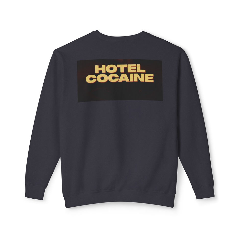 Thumbnail: Unisex Lightweight hotel cocain Sweatshirt